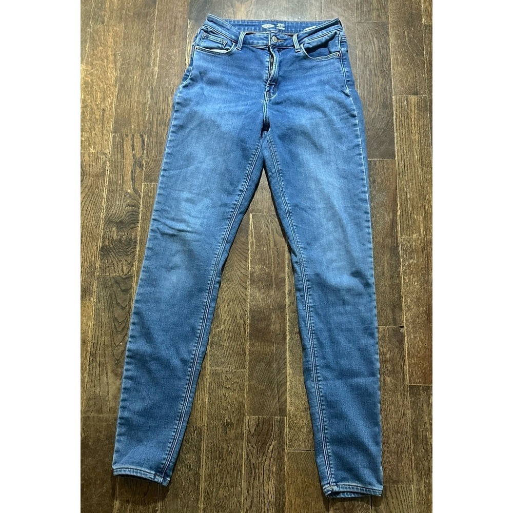 old navy jeans women 6 Tall Rockstar super skinny Mid‎ Rise